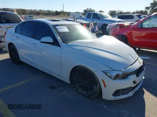2016 BMW 3 Series 320i with VIN WBA8A9C58GK618335, listed as a IAAI auction lot 41241920 with 1 mi miles. Bid and sale history available at carsss.com. Image 1.