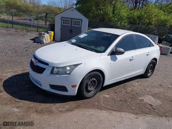 2012 Chevrolet Cruze LS with VIN 1G1PC5SH2C7240340, listed as a IAAI auction lot 42069654 with 122,410 mi miles. Bid and sale history available at carsss.com. Image 2.