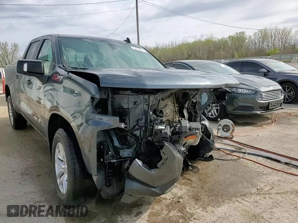 2019 Chevrolet Silverado 1500 RST with VIN 1GCUYEED5KZ124248, listed as a Copart auction lot 53112225 with Not Provided miles and Salvage Title. Bid and sale history available at DreamBid. Image 13.