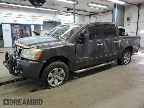 2006 Nissan Titan LE z VIN 1N6AA07B76N563080, wystawiony jako Copart lot #44999845 z przebiegiem 261 816 mil mil oraz Nie do naprawy • Non repairable. Historia ofert i sprzedaży dostępna na DreamBid. Obrazek 1.