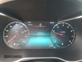2021 Mercedes-Benz GLC 300 with VIN W1N0J8EB1MF874553, listed as a Copart auction lot 57517415 with 62,413 mi miles and Salvage title. Bid and sale history available at DreamBid. Image 9.