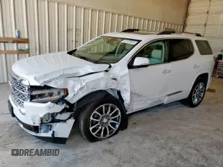 2023 GMC Acadia Denali with VIN 1GKKNPLSXPZ195597, listed as a Copart auction lot 61125815 with 7,564 mi miles and Salvage title. Bid and sale history available at DreamBid. Image 1.