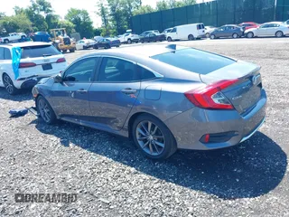2020 Honda Civic EX-L with VIN 19XFC1F71LE201736, listed as a IAAI auction lot 39805242 with 47,132 mi miles and . Bid and sale history available at DreamBid. Image 3.