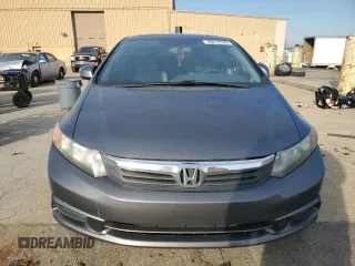 2012 Honda Civic EX with VIN 19XFB2F87CE052413, listed as a Copart auction lot 46215765 with 128,207 mi miles and Salvage Title. Bid and sale history available at DreamBid. Image 5.