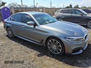 2017 BMW 5 Series 540i with VIN WBAJE5C37HWA92323, listed as a Copart auction lot 53340355 with 94,046 mi miles and Clean title. Bid and sale history available at DreamBid. Image 4.