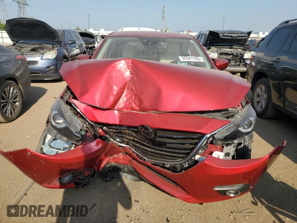 2016 Mazda 3 S Grand Touring z VIN JM1BM1N36G1342594, wystawiony jako Copart lot #57041185 z przebiegiem Nie podano mil oraz Szkoda całkowita • Salvage title. Historia ofert i sprzedaży dostępna na DreamBid. Obrazek 5.