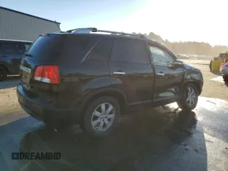 2013 Kia Sorento LX with VIN 5XYKT3A69DG345242, listed as a Copart auction lot 50469915 with 154,112 mi miles and Salvage title. Bid and sale history available at DreamBid. Image 3.