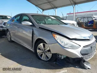 2013 Hyundai Sonata Hybrid with VIN KMHEC4A45DA095642, listed as a IAAI auction lot 41626995 with 183,710 mi miles. Bid and sale history available at carsss.com. Image 1.