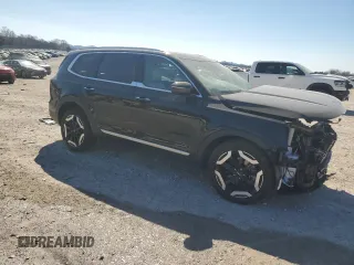 2025 Kia Telluride S with VIN 5XYP64GC8SG565906, listed as a Copart auction lot 46704315 with 7,146 mi miles and Salvage Title. Bid and sale history available at DreamBid. Image 4.