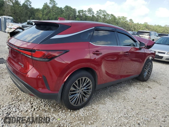 2023 Lexus RX with VIN 2T2BBMCA8PC006476, listed as a Copart auction lot 65296874 with Not Provided miles and Salvage Title. Bid and sale history available at carsss.com. Image 3.
