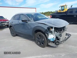 2023 Mazda CX-30 2.5 S Carbon Edition with VIN 3MVDMBCM8PM509355, listed as a IAAI auction lot 41427252 with 22,745 mi miles. Bid and sale history available at carsss.com. Image 1.