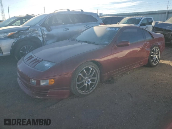 1990 Nissan 300ZX z VIN JN1RZ24A7LX006503, wystawiony jako Copart lot #77695394 z przebiegiem 155 546 mil mil oraz Szkody całkowita. Historia ofert i sprzedaży dostępna na DreamBid. Obrazek 1.