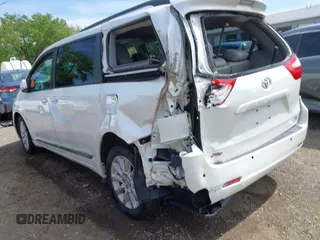 2015 Toyota Sienna Limited with VIN 5TDDK3DC9FS119513, listed as a IAAI auction lot 42290386 with 210,948 mi miles and . Bid and sale history available at DreamBid. Image 6.
