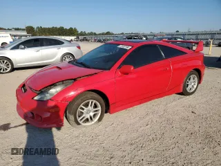 2003 Toyota Celica GT with VIN JTDDR32T430146700, listed as a Copart auction lot 77332194 with 141,164 mi miles and Salvage Title. Bid and sale history available at carsss.com. Image 1.