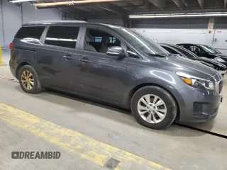 2016 Kia Sedona LX with VIN KNDMB5C1XG6119811, listed as a Copart auction lot 52456945 with 120,748 mi miles and Clean Title. Bid and sale history available at carsss.com. Image 4.
