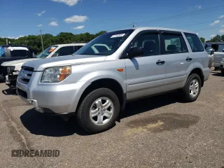 2007 Honda Pilot LX with VIN 2HKYF18187H530380, listed as a Copart auction lot 61782935 with 195,472 mi miles and Salvage title. Bid and sale history available at DreamBid. Image 1.