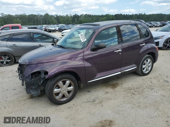 2004 Chrysler PT Cruiser Touring with VIN 3C4FY58B14T208726, listed as a Copart auction lot 54613275 with 157,250 mi miles and Salvage title. Bid and sale history available at DreamBid. Image 1.