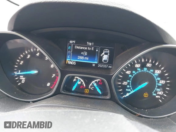 2014 Ford Escape Titanium with VIN 1FMCU9J99EUD38866, listed as a IAAI auction lot 42052579 with 202,337 mi miles. Bid and sale history available at carsss.com. Image 7.