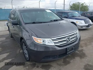 2011 Honda Odyssey EX-L with VIN 5FNRL5H61BB072124, listed as a IAAI auction lot 42115299 with 155,086 mi miles and . Bid and sale history available at DreamBid. Image 1.