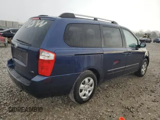2006 Kia Sedona LX with VIN KNDMB233166078998, listed as a Copart auction lot 53814545 with 156,112 mi miles and Salvage Title. Bid and sale history available at carsss.com. Image 3.
