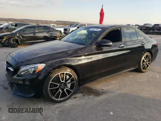 2018 Mercedes-Benz C 43 AMG with VIN 55SWF6EB2JU257667, listed as a Copart auction lot 88147185 with Not Provided miles and Salvage Title. Bid and sale history available at carsss.com. Image 1.