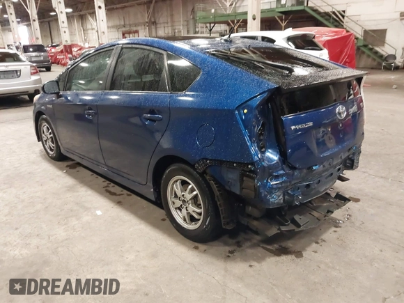 2011 Toyota Prius I with VIN JTDKN3DU0B0286265, listed as a IAAI auction lot 41848439 with 209,269 mi miles. Bid and sale history available at carsss.com. Image 3.