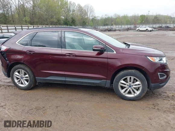 2017 Ford Edge SEL with VIN 2FMPK3J82HBB02226, listed as a IAAI auction lot 41991957 with 62,822 mi miles. Bid and sale history available at carsss.com. Image 13.