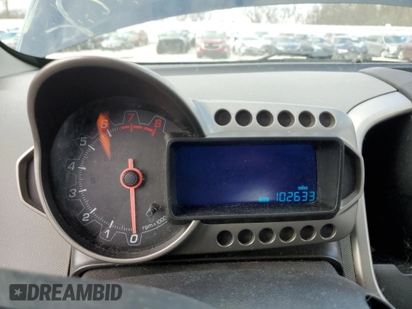 2015 Chevrolet Sonic LS with VIN 1G1JA5SH3F4169599, listed as a Copart auction lot 47917295 with 102,633 mi miles and Non repairable. Bid and sale history available at DreamBid. Image 9.