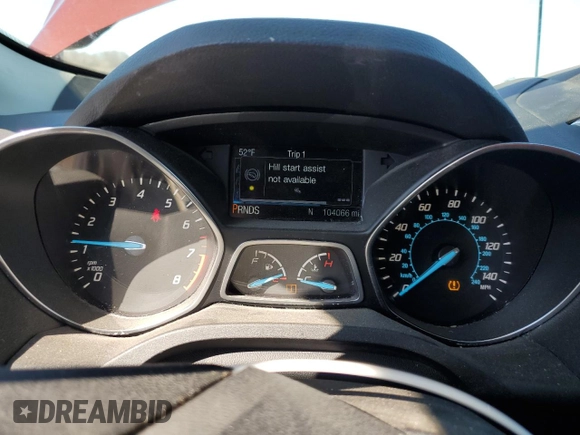 2014 Ford Escape SE with VIN 1FMCU0GXXEUD49389, listed as a Copart auction lot 48774145 with 104,066 mi miles and Salvage Title. Bid and sale history available at carsss.com. Image 9.