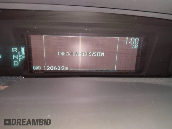 2016 Toyota Prius Four with VIN JTDKARFU3G3021048, listed as a IAAI auction lot 41633306 with 120,632 mi miles. Bid and sale history available at carsss.com. Image 7.