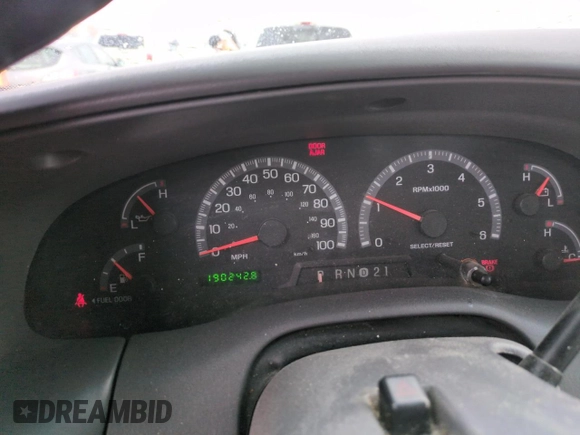 2003 Ford F-150 XLT with VIN 1FTRW08L53KB67497, listed as a Copart auction lot 50015505 with 190,242 mi miles and Salvage Title. Bid and sale history available at carsss.com. Image 9.