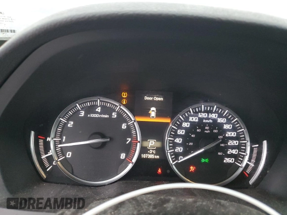 2017 Acura MDX Advance z VIN 5FRYD4H84HB506788, wystawiony jako Copart lot #88094635 z przebiegiem 107 385 mil mil oraz Szkoda całkowita • Salvage title. Historia ofert i sprzedaży dostępna na DreamBid. Obrazek 9.