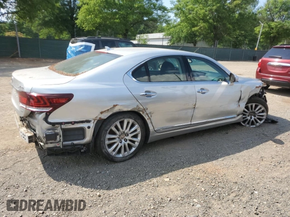 2013 Lexus LS 460 with VIN JTHCL5EF3D5019342, listed as a Copart auction lot 62895325 with 94,160 mi miles and Clean title. Bid and sale history available at DreamBid. Image 3.
