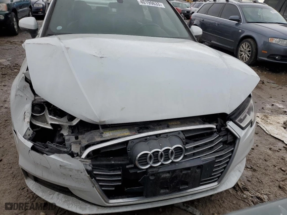 2017 Audi A3 Sportback e-tron Premium with VIN WAUUPBFF6HA066768, listed as a Copart auction lot 40199633 with NaN miles. Bid and sale history available at carsss.com. Image 5.