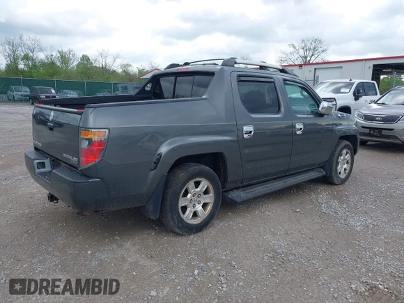 2008 Honda Ridgeline RTL with VIN 2HJYK16558H529503, listed as a IAAI auction lot 42169151 with 283,046 mi miles. Bid and sale history available at carsss.com. Image 4.