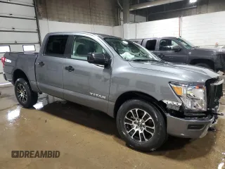 2023 Nissan Titan SV with VIN 1N6AA1EC1PN111287, listed as a Copart auction lot 88171995 with 22,747 mi miles and Non repairable. Bid and sale history available at DreamBid. Image 4.