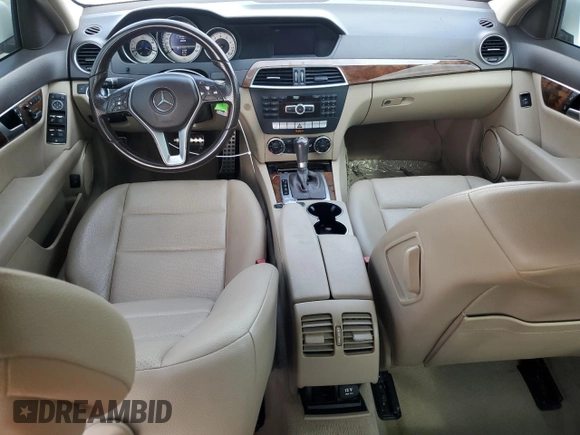 2013 Mercedes-Benz C 300 Sport with VIN WDDGF8AB5DR264091, listed as a Copart auction lot 65588205 with 69,876 mi miles and Salvage title. Bid and sale history available at DreamBid. Image 8.