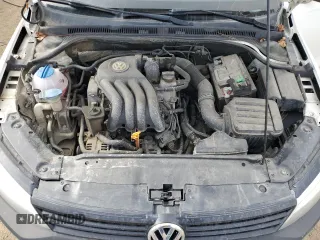 2011 Volkswagen Jetta Sedan S with VIN 3VW2K7AJ8BM334700, listed as a Copart auction lot 46683225 with 195,121 mi miles and Salvage Title. Bid and sale history available at carsss.com. Image 11.