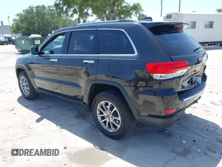 2016 Jeep Grand Cherokee Limited z VIN 1C4RJFBG7GC328137, wystawiony jako IAAI lot #42276995 z przebiegiem 80 897 mil mil oraz . Historia ofert i sprzedaży dostępna na DreamBid. Obrazek 3.