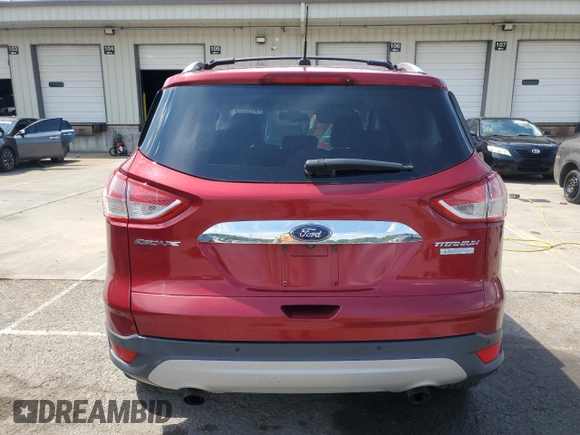 2015 Ford Escape Titanium with VIN 1FMCU0JX8FUC03874, listed as a Copart auction lot 61259665 with 98,933 mi miles and Salvage title. Bid and sale history available at DreamBid. Image 6.