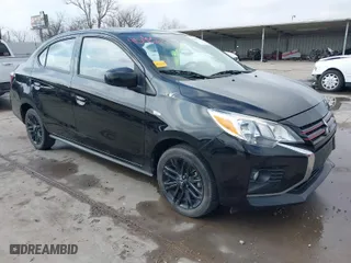 2022 Mitsubishi Mirage G4 ES with VIN ML32FUFJ0NHF01919, listed as a IAAI auction lot 41542271 with 15,634 mi miles. Bid and sale history available at carsss.com. Image 1.