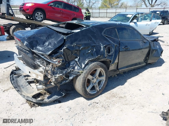 2016 Chevrolet Camaro 2LT with VIN 1G1FD1RS6G0127380, listed as a IAAI auction lot 41984666 with 228,802 mi miles. Bid and sale history available at carsss.com. Image 4.