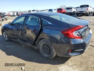 2017 Honda Civic LX z VIN 19XFC2F52HE054287, wystawiony jako Copart lot #46635745 z przebiegiem 67 424 mil mil oraz Nie do naprawy • Non repairable. Historia ofert i sprzedaży dostępna na DreamBid. Obrazek 2.