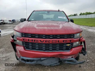 2020 Chevrolet Silverado 1500 Custom with VIN 3GCPWBEH6LG115807, listed as a Copart auction lot 54143865 with 107,807 mi miles and Salvage Title. Bid and sale history available at DreamBid. Image 5.