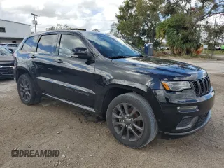 2019 Jeep Grand Cherokee Overland with VIN 1C4RJECG2KC767991, listed as a Copart auction lot 77366334 with 0 mi miles and Non Repairable. Bid and sale history available at carsss.com. Image 4.