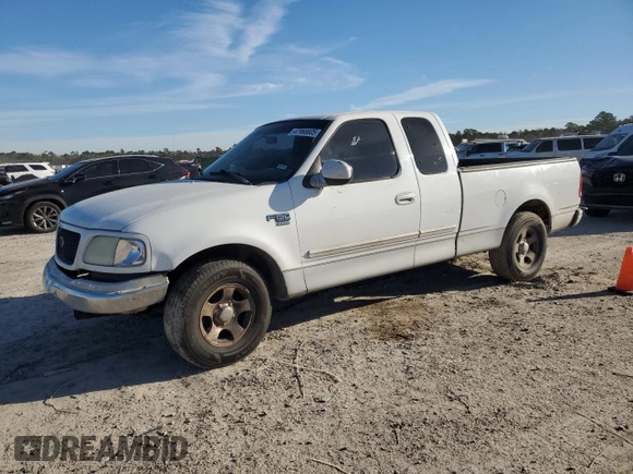 2002 Ford F-150 XL with VIN 1FTRX17WX2NA81744, listed as a Copart auction lot 47966605 with 234,355 mi miles and Salvage Title. Bid and sale history available at carsss.com. Image 1.