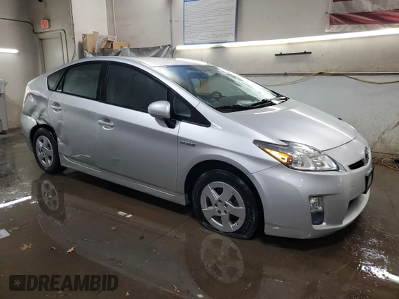 2010 Toyota Prius II with VIN JTDKN3DU4A5186736, listed as a Copart auction lot 88326495 with 13,539 mi miles and Salvage Title. Bid and sale history available at carsss.com. Image 4.