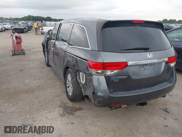 2016 Honda Odyssey EX with VIN 5FNRL5H49GB086326, listed as a IAAI auction lot 42647593 with 131,854 mi miles and . Bid and sale history available at DreamBid. Image 3.