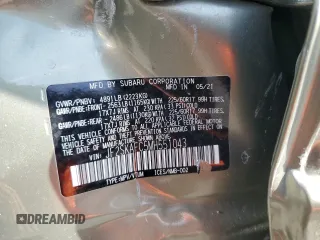 2021 Subaru Forester Premium с VIN JF2SKAFC5MH551043, выставлен на аукционе Copart как лот 61952115 с пробегом 26 809 миль миль и Списание • Salvage title. История ставок и продаж доступна на DreamBid. Изображение 13.