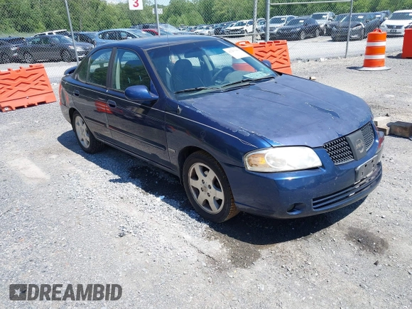 2006 Nissan Sentra S z VIN 3N1CB51DX6L572004, wystawiony jako IAAI lot #42253439 z przebiegiem 221 263 mil mil oraz . Historia ofert i sprzedaży dostępna na DreamBid. Obrazek 1.